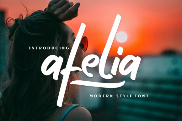 Afelia: A Modern Handwritten Font for Editorial Design