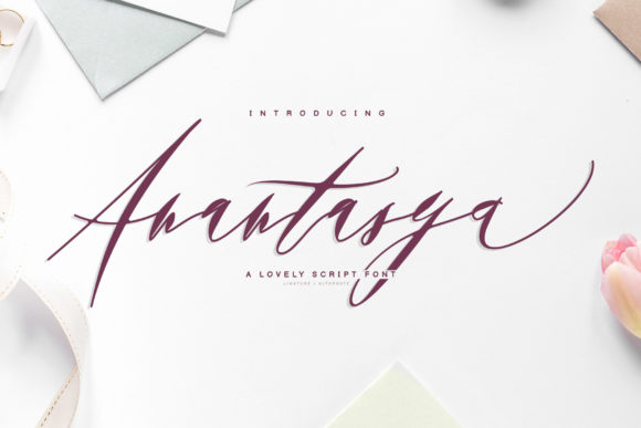 Anantasya Font: Elevating Brand Identity with Elegant Script