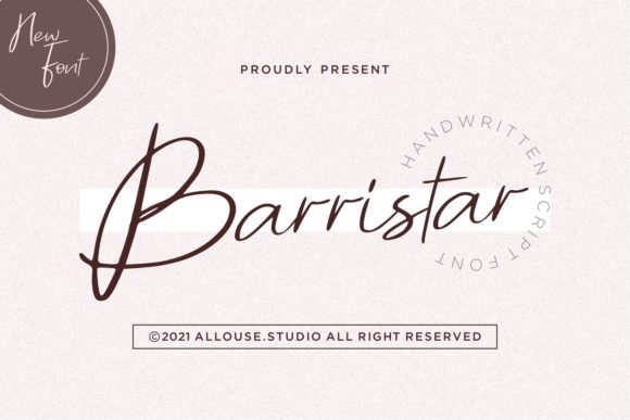 Barristar: The Script Font for Scroll-Stopping Design