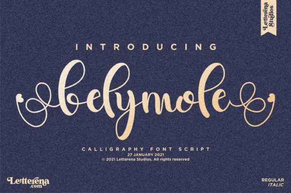 Belymole: A Charming Script Font for Web Design