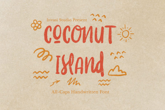 Coconut Island: A Trendy Handwritten Font for Editorial Design
