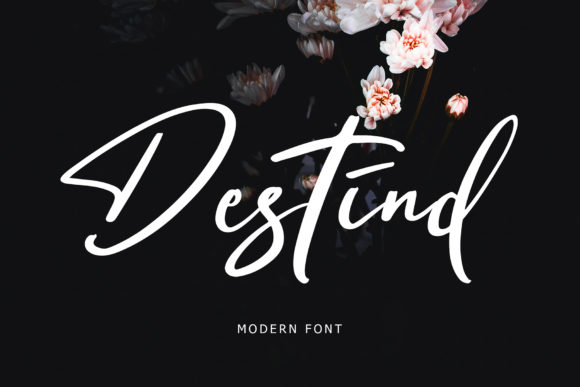Destind: A Modern Handwritten Font for Crafters