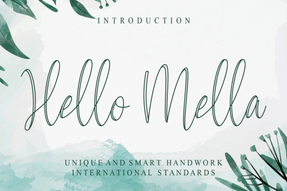 Hello Mella: A Versatile Handwritten Font for Web Design