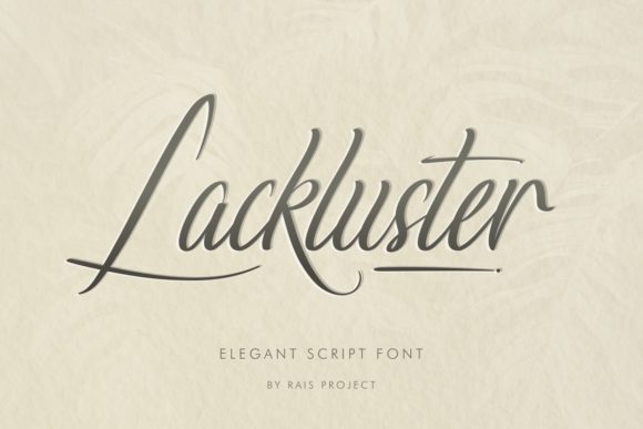 Lackluster Font: Elevate Your Brand Identity