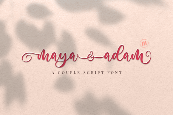 Maya and Adam: A Handwritten Font for Digital Design