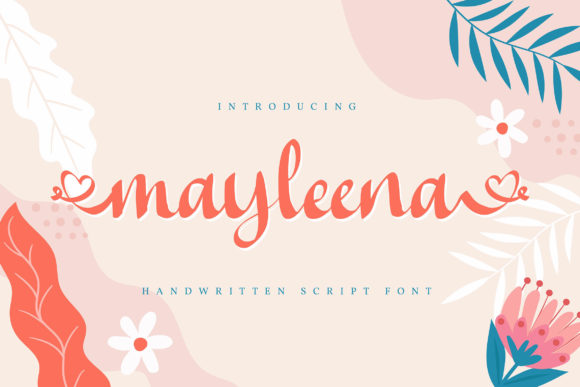 Mayleena: A Whimsical Script Font for Branding