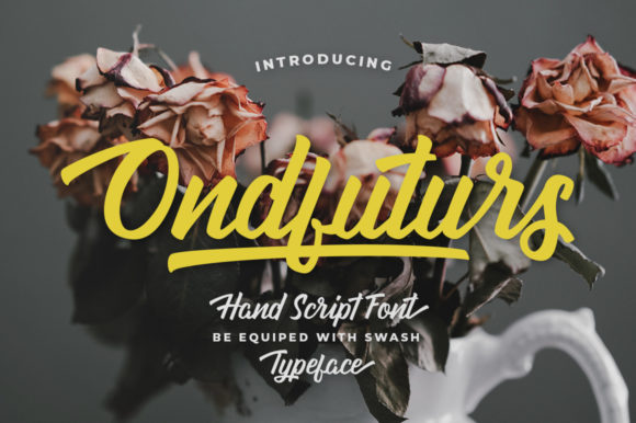 Ondfuturs: A Bold Handwritten Font for Web Headers