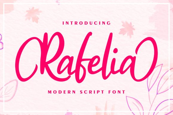 Rafelia Font Review: A Joyful Typeface for Web Design