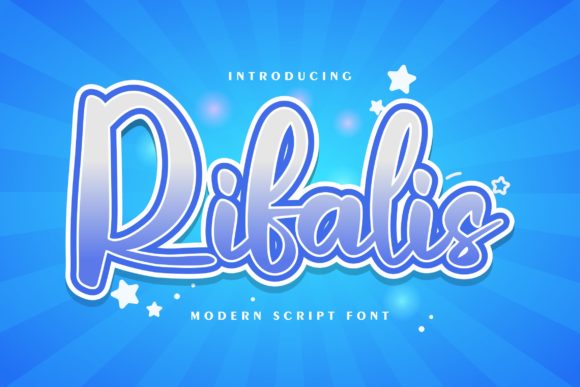 Rifalis: A Script Font for Clear Campaign Design