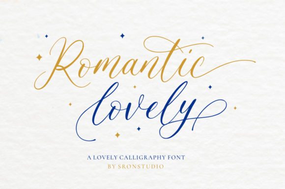 Romantic Lovely: A Script Font for Editorial Warmth
