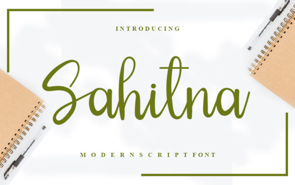 Sahitna: A Playful Script Font for Web Design