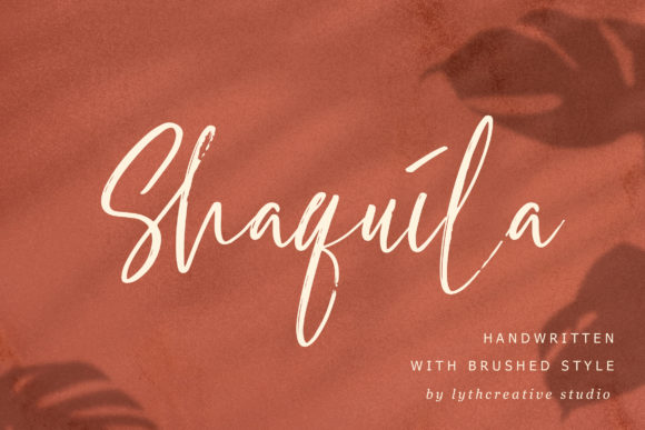 Shaquila Font Review for Web Design