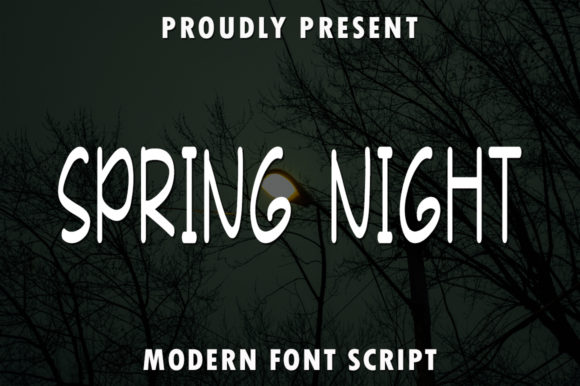 Spring Night: A Handwritten Typeface for Editorial Calm