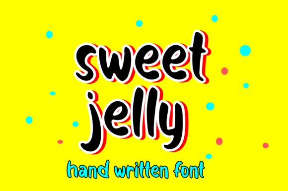 Sweet Jelly: A Handwritten Font for Makers