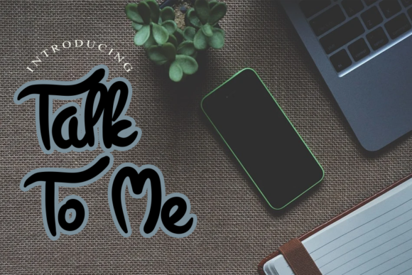 Talk to Me: A Handwritten Font for Crafters