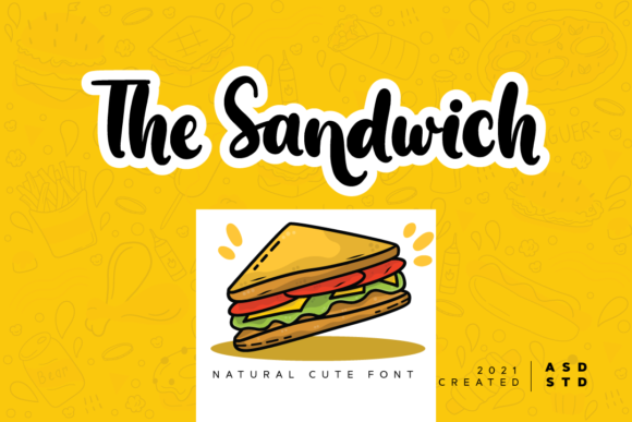 The Sandwich Font: A Bold Script for Modern Branding