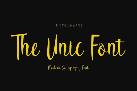 The Unic Font: Elevate Your Brand Identity