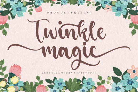 Twinkle Magic: A Handwritten Font for Makers
