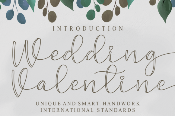 Wedding Valentine: A Handwritten Font for Makers