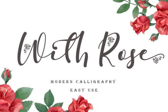 With Rose Font Review for Web Designers